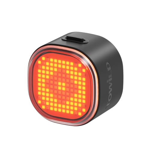 TOWILD TL08 Bike Tail Light - Customized Patterns Full-Color Bike