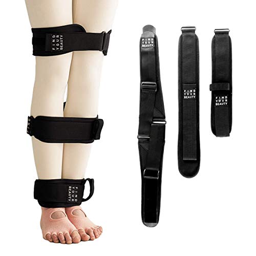 beaurit Leg Belt (Large) â”‚ Leg Bands for Working Out Womenâ”‚Leg Straightener Correctorâ”‚Correction Belt Adjustable Posture Lower Back, Leg, Pelvis â”‚ Pilates Band