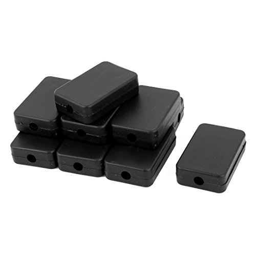Cajas de conexión eléctricas selladas 10 piezas negras miniatura 1