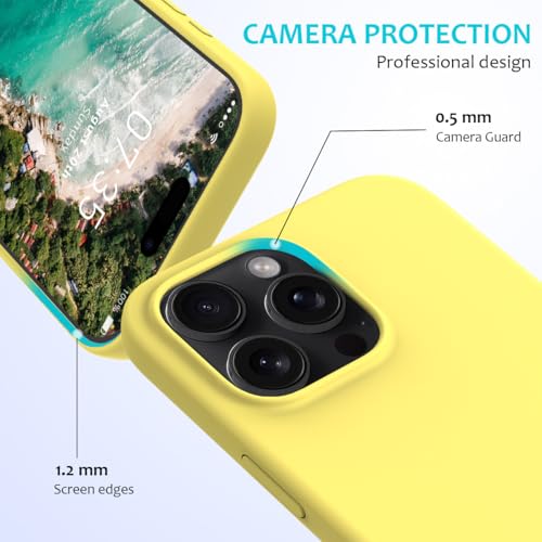 Coque iPhone 16E SE 2025 silicone noire évite les rayures - 3