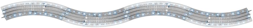 Lionel The Polar Express Illuminated Ice FasTrack O36 Curved Model Train 4-Pack with ICY Lake Track Map