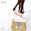Snoopy 0332 Shoulder Bag, Mini Shoulder, Cross-body Design, Smartphone, Water Repellent, Lightweight, Small, Women's, College Students, High School Students, Outdoors, Cute