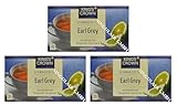 King’s Crown Earl Grey, aromatisiert mit Bergamotte, 3x35g