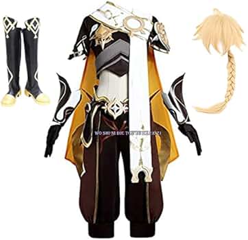 Amazon.co.jp: [QLPLYZON] 原神 旅人 男主人公 空 コスプレ衣装+