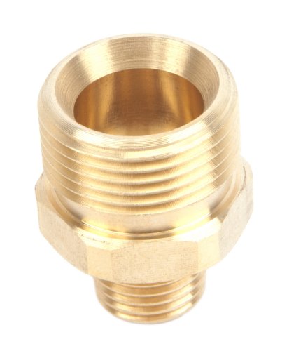 Forney 75115 Pressure Washer Accessories, Male Screw Nipple, M22M to 1/4-Inch Male NPT