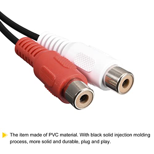 Adaptador RCA macho a cable abierto audio video pack 2 miniatura 4