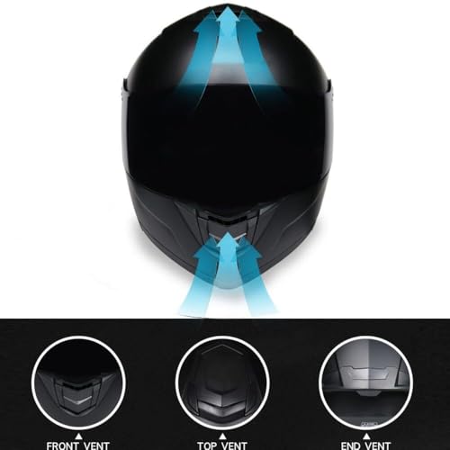 Casque moto modulable ECE avec Bluetooth et double visière flip up M - 6