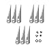 RAMCAT 125 Grain Broadheads Replacement Blades (9 Count), Small, Silver
