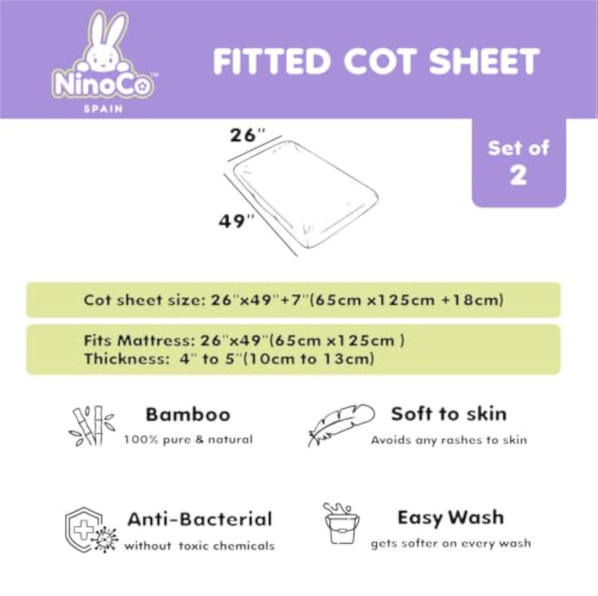 BY Bianca Kids Printed Bamboo -Single Bedsheet [2pc] (Bamboo)
