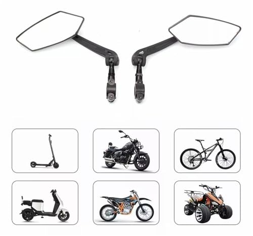 Espejo retrovisor para bicicleta ajustable que evita puntos ciegos 4