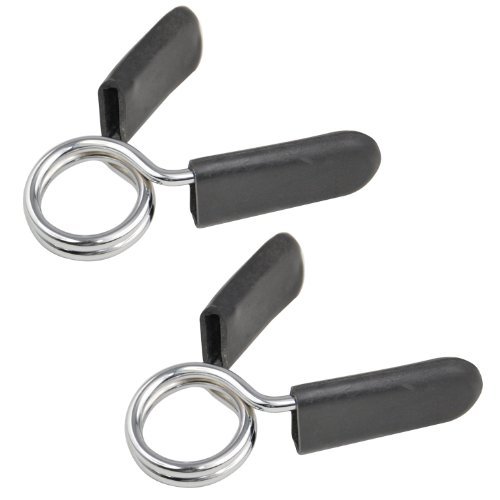 TRIXES 2 X 1" Spring Clamp Grippers for Weight Bar Dumbbells