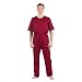 Produktbild 4Care Reißfester Pflege Body für Damen und Herren, kurz Arm/lang Bein, mit Sicherheitsreißverschluss im Rücken, 681 Rot, Größe XXXL