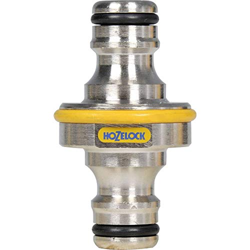 HOZELOCK - Double Male Hose Connector Pro : Ideal for Extending the Length of your Hose Robust Universal Coupling (All Diameters) [2044P0000]