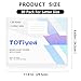 TOTiyea 30 Pack 3 Holes Binder Pocket Folders, 100 Sheets Capacity Clear Binder Pouch, Plastic Folders with Tight Closure, Folders with Pockets Side Loading, Letter Size, Clear