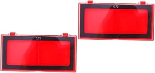 ULTECHNOVO 2 Pares Lente De Aumento De Soldagem Para Soldagem A Arco Lente De Aumento Para Corte Lente De Capacete De Soldagem Máscara Transparente Lente De Aumento Proteção Para Os Olhos