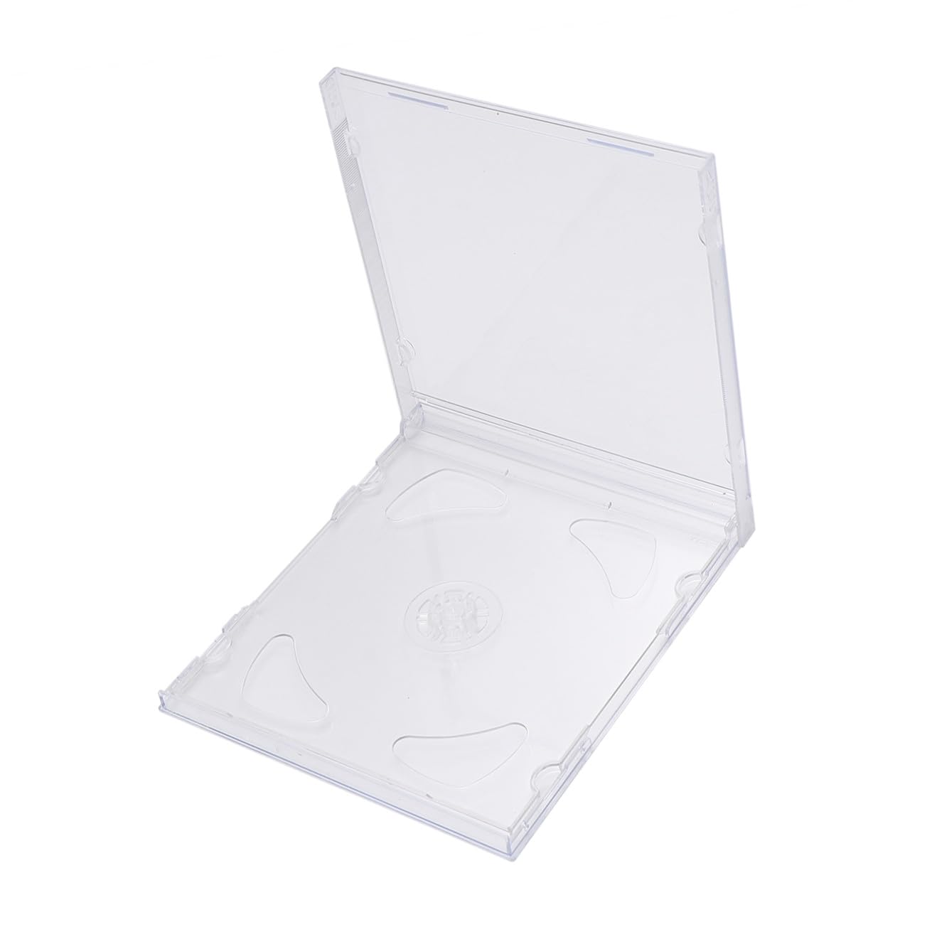 Yardenfun 10 pezzi Custodia CD Doppia Trasparente Rigida Portatile per CD Dvd Supporto Media Video Versatile per Uso Quotidiano e Regali