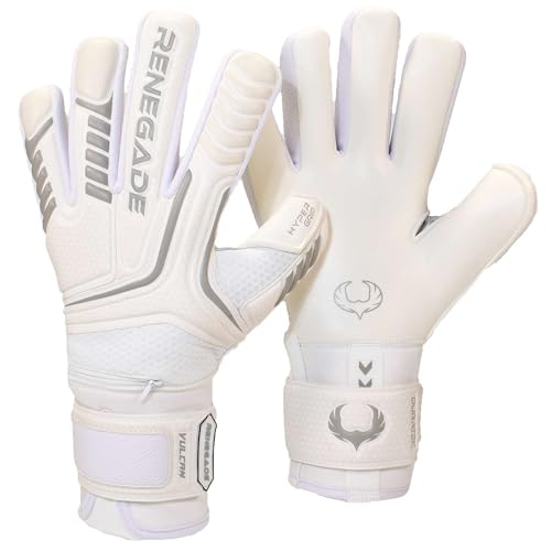 Renegade GK Vulcan Whiteout Goalkeeper Gloves, Size 8
