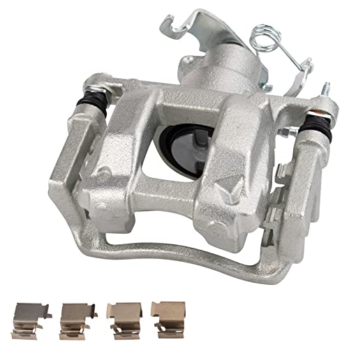 Image of TRQ Rear Right Brake Caliper w /Bracket Passenger Side | For 2015-2019 Ford Transit-150 Transit-250 Transit-350 Transit-350 HD