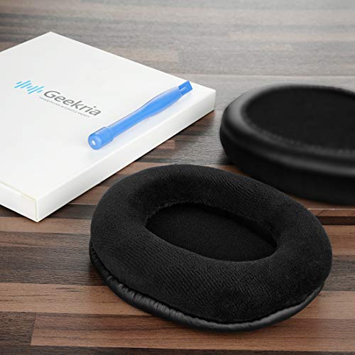 Image of Geekria Earpad for Shure Hpaec240, Hpaec440, Hpaec840, Hpaec940, Srh840 Srh440, Srh940 Headphone Ear Pad /Ear Cushion /Ear Cups /Ear Cover /Earpads Repair Parts(Black Velvet)