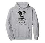 Stay Classy fancy dog funny tuxedo