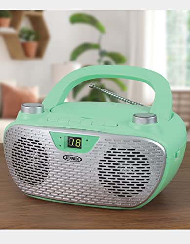 Jensen CD-485-GR Cd-485 1-Watt Portable Stereo Cd Player With Am/Fm Radio thumb #2