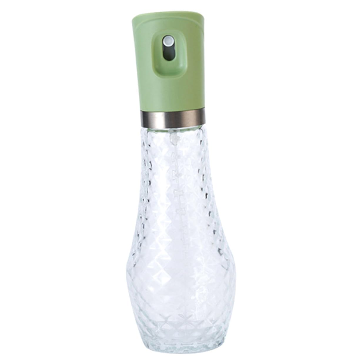 Botella dispensadora de aceite y vinagre con pulverizador hermético de vidrio