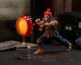 Jada Toys Street Fighter figurka Akuma (15,7 cm) - ruchoma figurka kolekcjonerska i akcji z Street Fighter 2: The Final Challengers, z alternatywną głową, rękami i akcesoriami, od 13 lat
