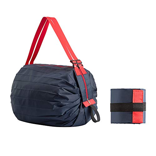 El Mejor Listado de Cubos para usar con bolsas de la compra - 5 favoritos. 46 Bolsa de compras Bolsa de mano plegable Bolsas de supermercado reutilizables Tela de nailon lavable respetuosa con el medio ambiente