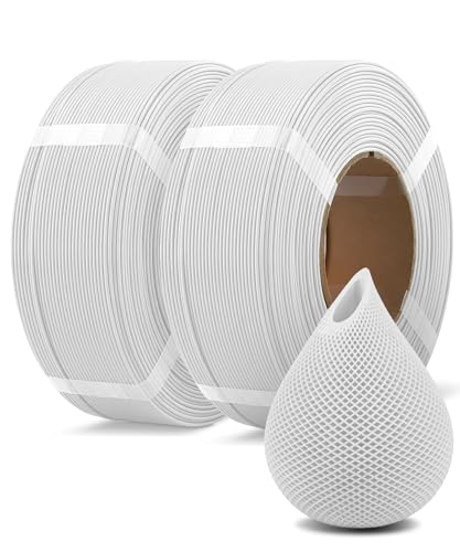Image of OVERTURE 2 Pack 1kg High Speed Refill PLA Filament, White*2