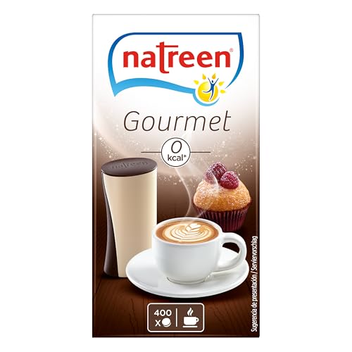 natreen® Süßstoff Gourmet, Tischspender, ohne Kalorien, Zuckerersatz, 400 Stück
