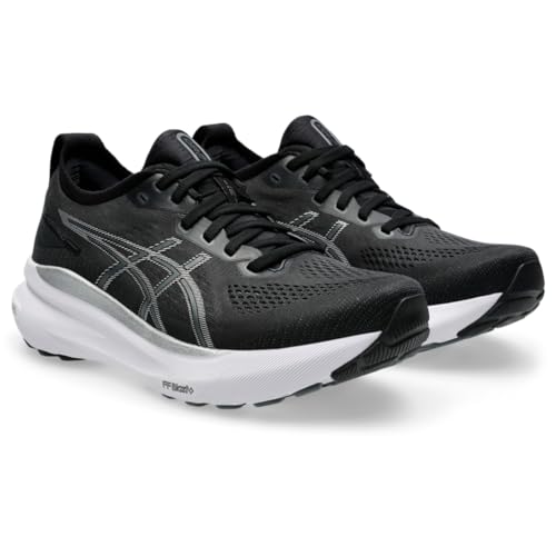ASICS Women's Gel-Kayano 31 Running Shoes, 10.5, Black/Pure Silver2
