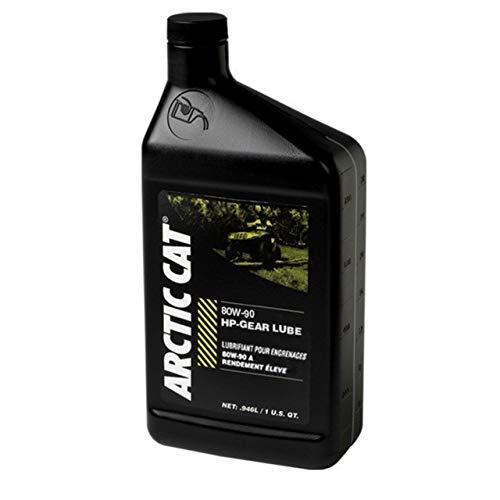 Arctic Cat New OEM ATV HP Gear Lube, 80W-90, 1 QT, 0436-007E