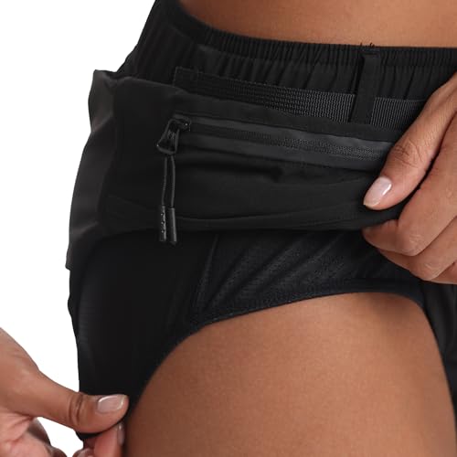 Running Shorts for Women with Liner Athletic Sport Pants Lightweight Gym Workout Shorts with Pockets 7