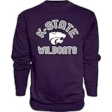 Blue 84 Men's Kansas State Wildcats Crewneck Sweatshirt Line Up Team Color, Kansas State Wildcats...