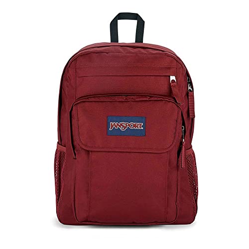 JanSport UNION PACK Sac à dos, compartiment pour ordinateur portable 15 inch, Russet Red (Rouge)