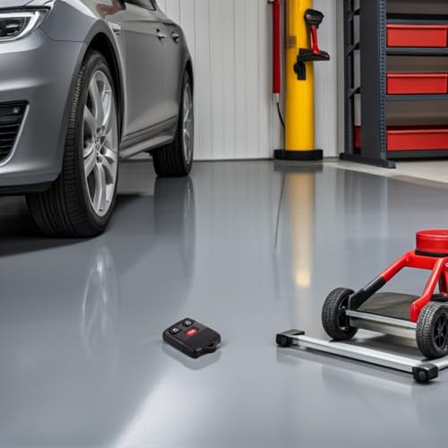 Llave remota del coche UKCOCO mando de plástico con dos botones para control de entrada 7