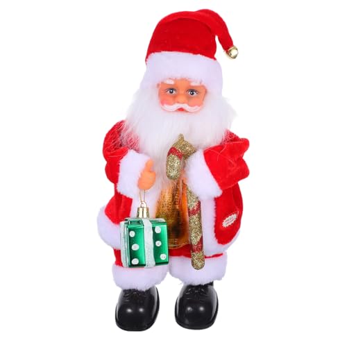 Jouet électrique Père Noël musical et articulé pour votre décoration de fête