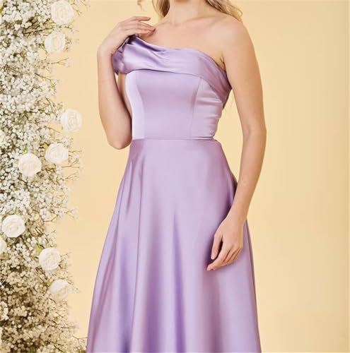 Robe de soirée formelle en satin noir fluide d'exception - 5