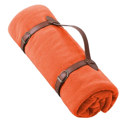Manta De Forro Polar Manta Portátil De Microfibra Manta Cálida para Yoga Franela Fina Ligera Agradable para La Piel Que No Se Decolora Tamaño (100 Cm * 150 Cm),Orange