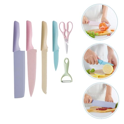 Set Cuchillos Cocina 6 Piezas Acero Inox Base miniatura 3