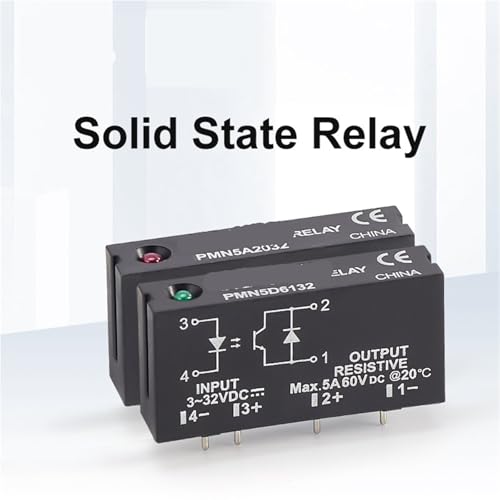 Relais statique miniature DC-DC compatible 3V 5V pour circuit imprimé 24V 10A - 5
