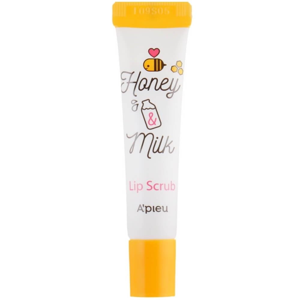 APIEU Honey & Milk Lip Scrub + Lip Oil, Lip Scrub & Honey Lip Oil 10ml + 5g