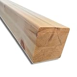 Trave in Pino Bilama Piallato 9x9 cm, 300 cm - Travetto in Legno Naturale per Bricolage...
