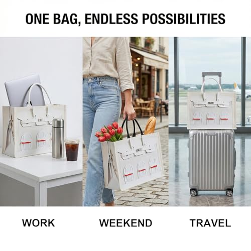Bolso Tote de Lona Resistente 16oz para Mujer miniatura 5