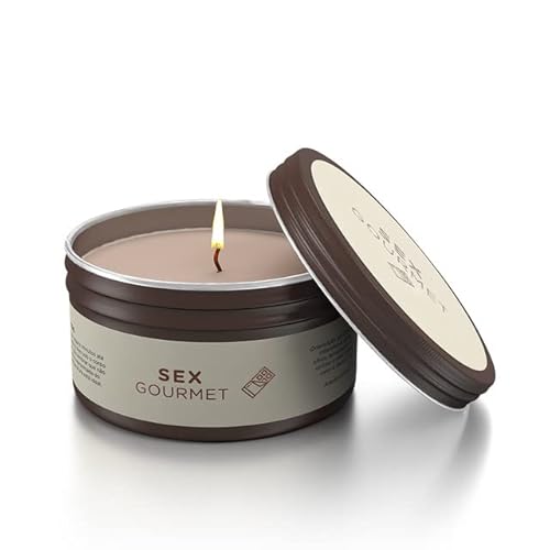 Kit Duas Velas Beijáveis de Chocolate e Morango para Massagem e Hidratante