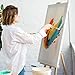 ESRICH Stretched Canvas for Painting 16x20 Inch, 6Pack Large Canvas for Painting, Primed Acid-Free Cotton Blank Canvases, Art Paint Canvases for Oil Paint,Watercolor,Acrylic Paint,Gouache and Tempera.