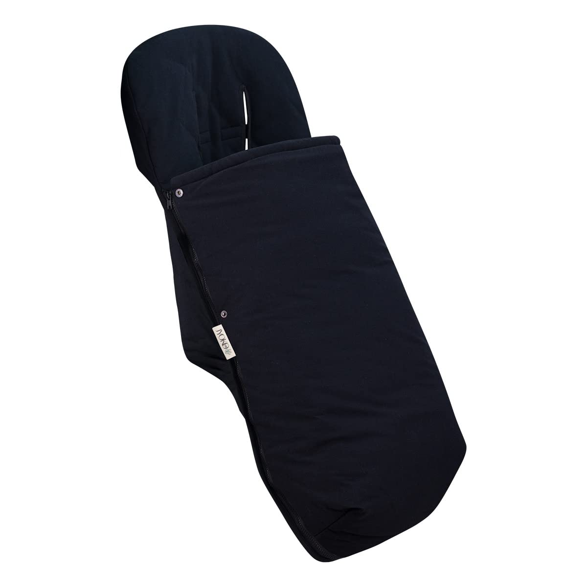 JYOKO KIDS Saco Universal para Cochecito y silla de Paseo, Saco de abrigo para Carrito de Bebé Con Forro de Algodón, Primavera/Entretiempo (BLACK SERIES, ALGODON)