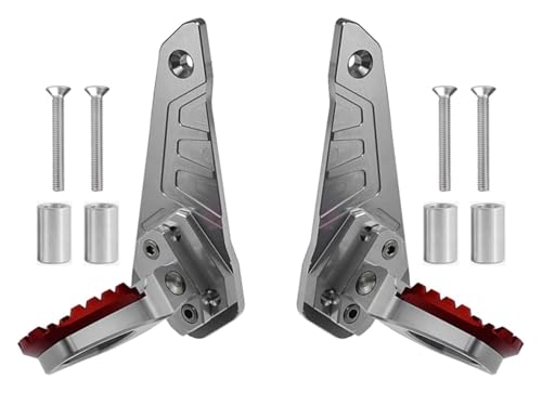 Repose-pieds XADV 750 support arrière pliant en aluminium rouge 2021