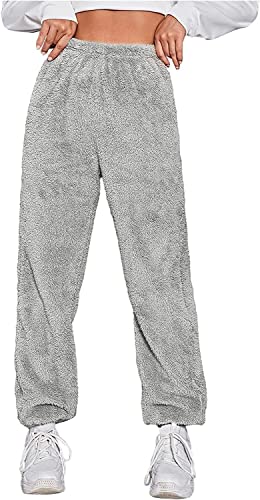 Pantalon de jogging en peluche pour femme décontracté Gy2-a taille XXXXXL