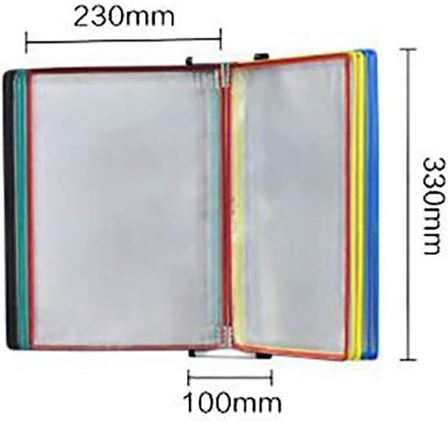 Porte-documents mural A4 rotatif pour éliminer le désordre sur table